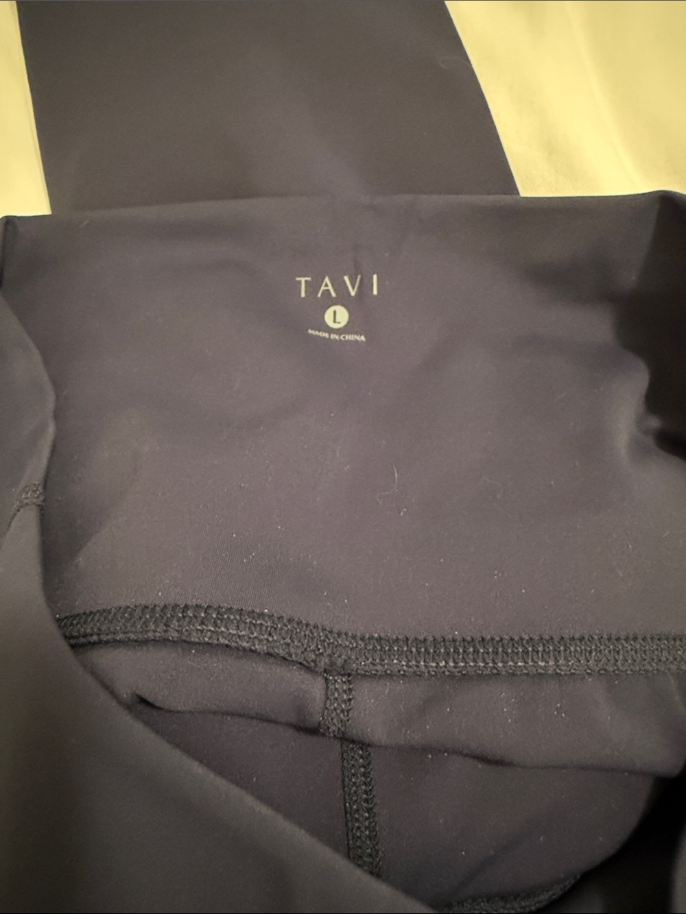 Tavi Navy High Waisted 7/8 Tight Leggings Large Navy - Picture 7 of 7